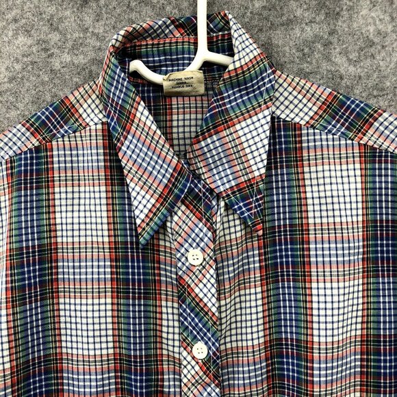 Plaid Button Down Shirt for Women - Picture 3 of 10
